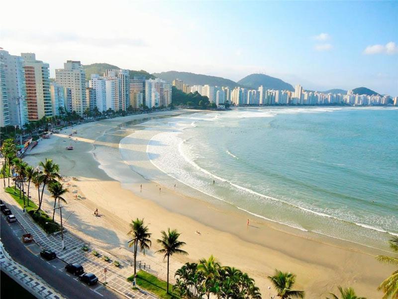 Ap Confortavel - Praia Das Asturias - Beach Host Guaruja Ngoại thất bức ảnh