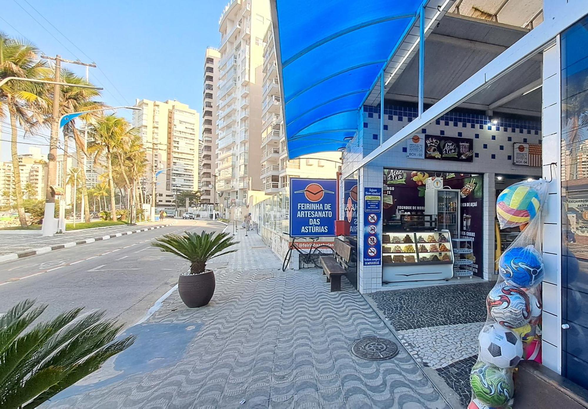 Ap Confortavel - Praia Das Asturias - Beach Host Guaruja Ngoại thất bức ảnh